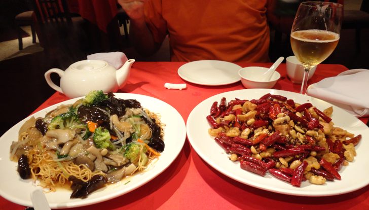 Dishes in Shanghai Restaurant