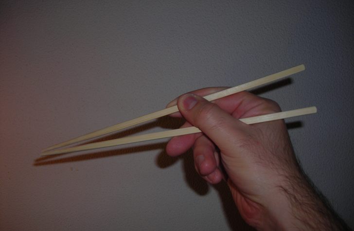 Grabbing with Chopsticks